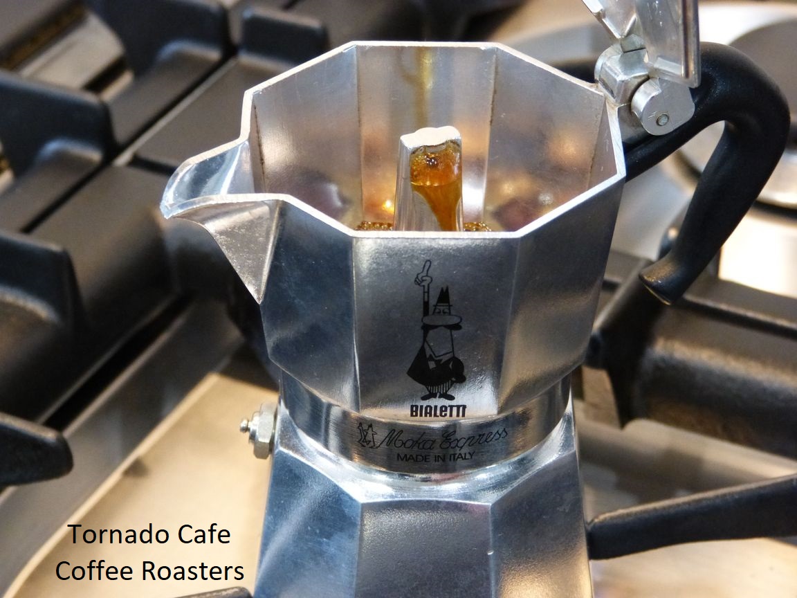 Hacer café en Cafetera Italiana